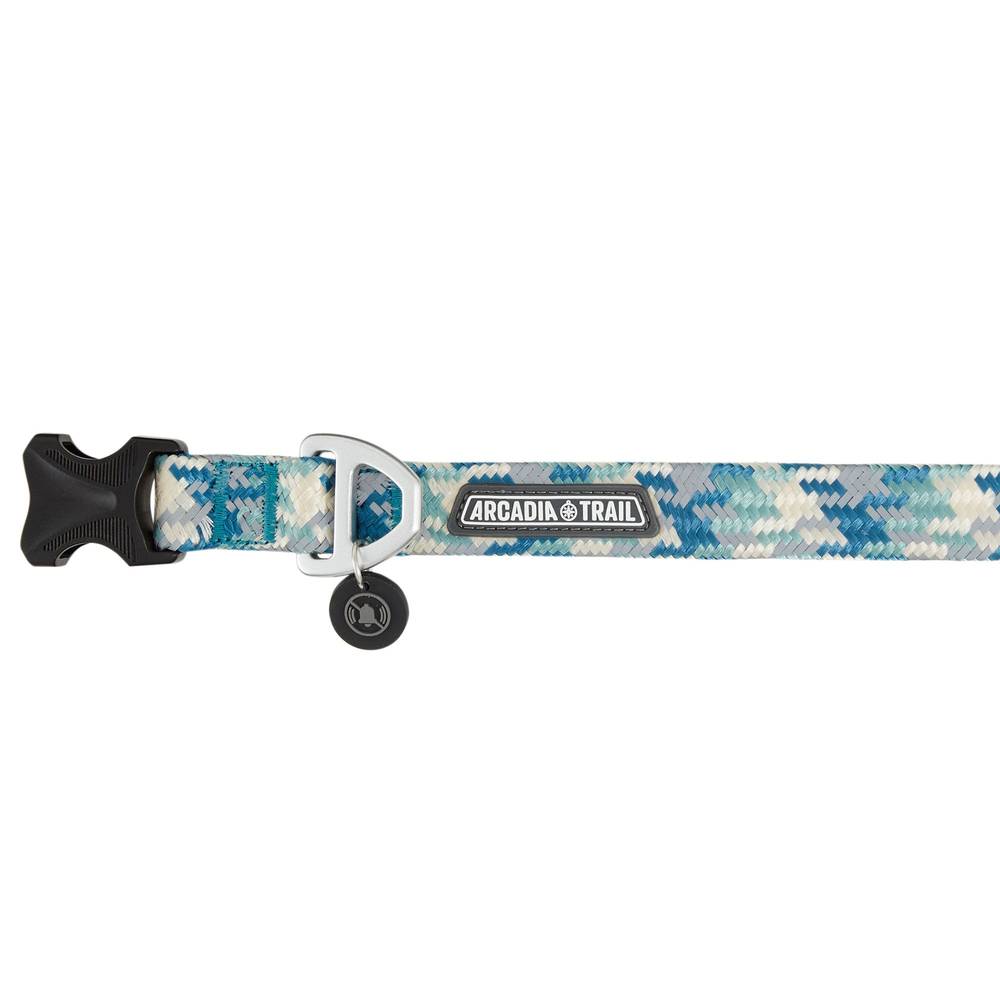 Arcadia Trail™ Rope Reflective Dog Collar (Color: Blue, Size: X Large)