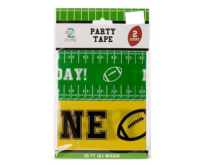 "It's Game Day" Party Tape, 2-Pack