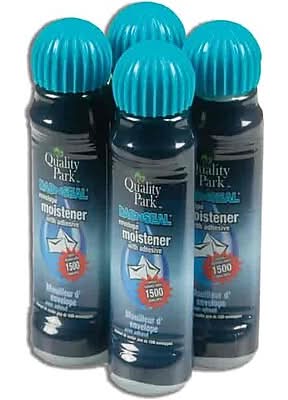 Dab 'N Seal 1.69 oz. Envelope Moistener, Blue, 4/Pack (56766)