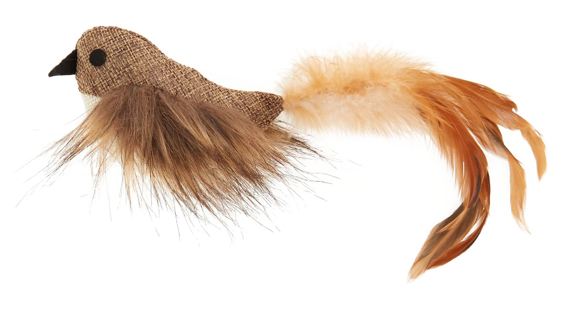 Whisker City® Chirping Bird Cat Toy (Color: Brown)