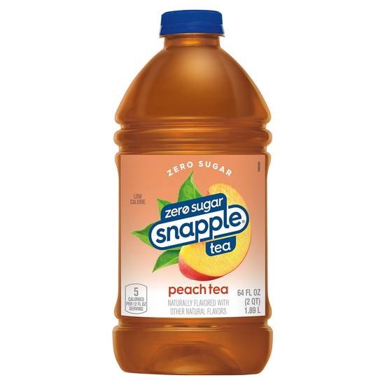 Snapple Zero Sugar Peach Tea (64 fl oz)