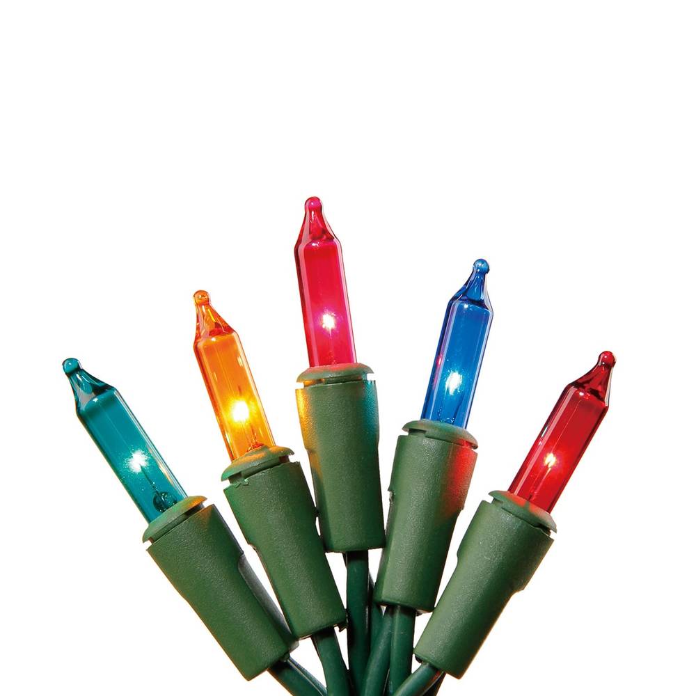 Holiday Living 100-count Multi-Color Incandescent Mini Christmas Lights | L1100137MU12