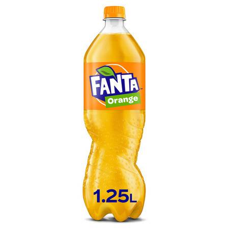 Soda orange FANTA - la bouteille d'1,25L