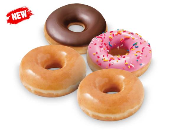 Krispy Kreme 4pc Classic Assorted