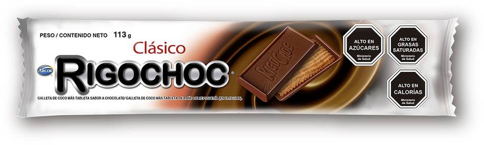 Arcor · Rigochoc galletas de coco con chocolate (113 g)