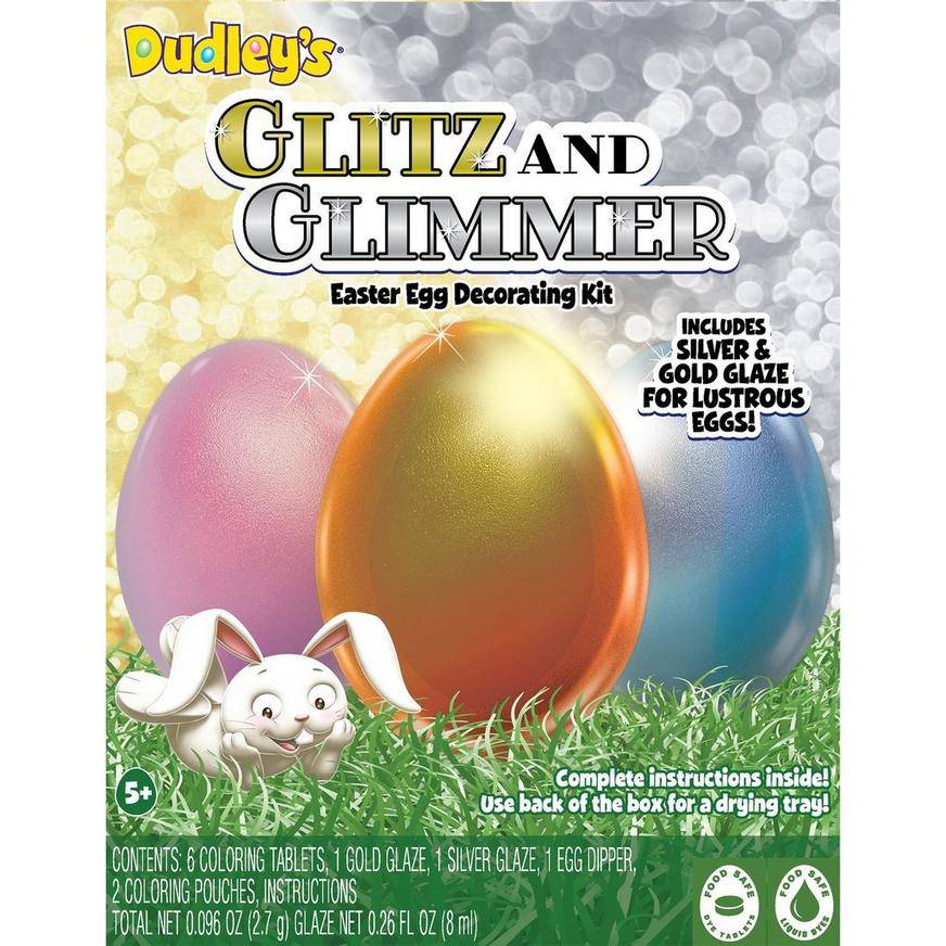 Glitz Glimmer Easter Egg Decorating Kit 11pc