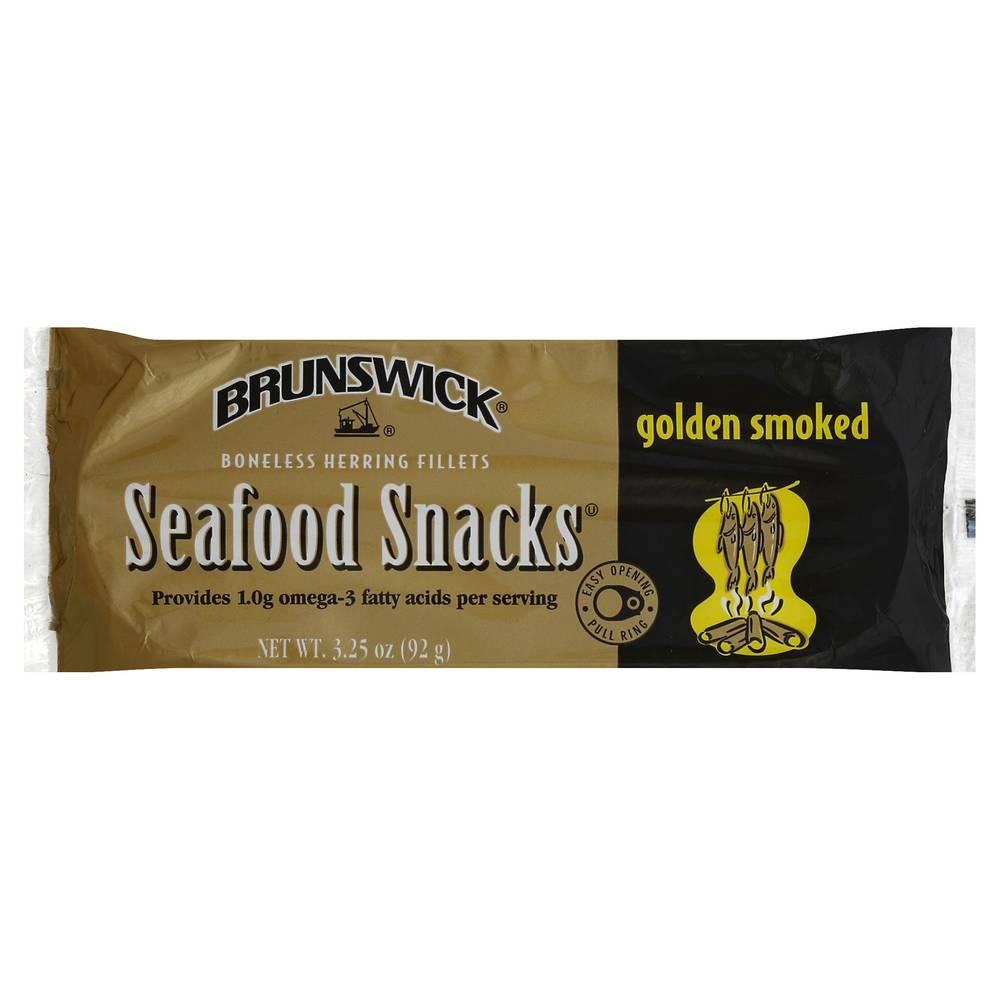 Brunswick Golden Smoked Seafood Snacks (3.3 oz)