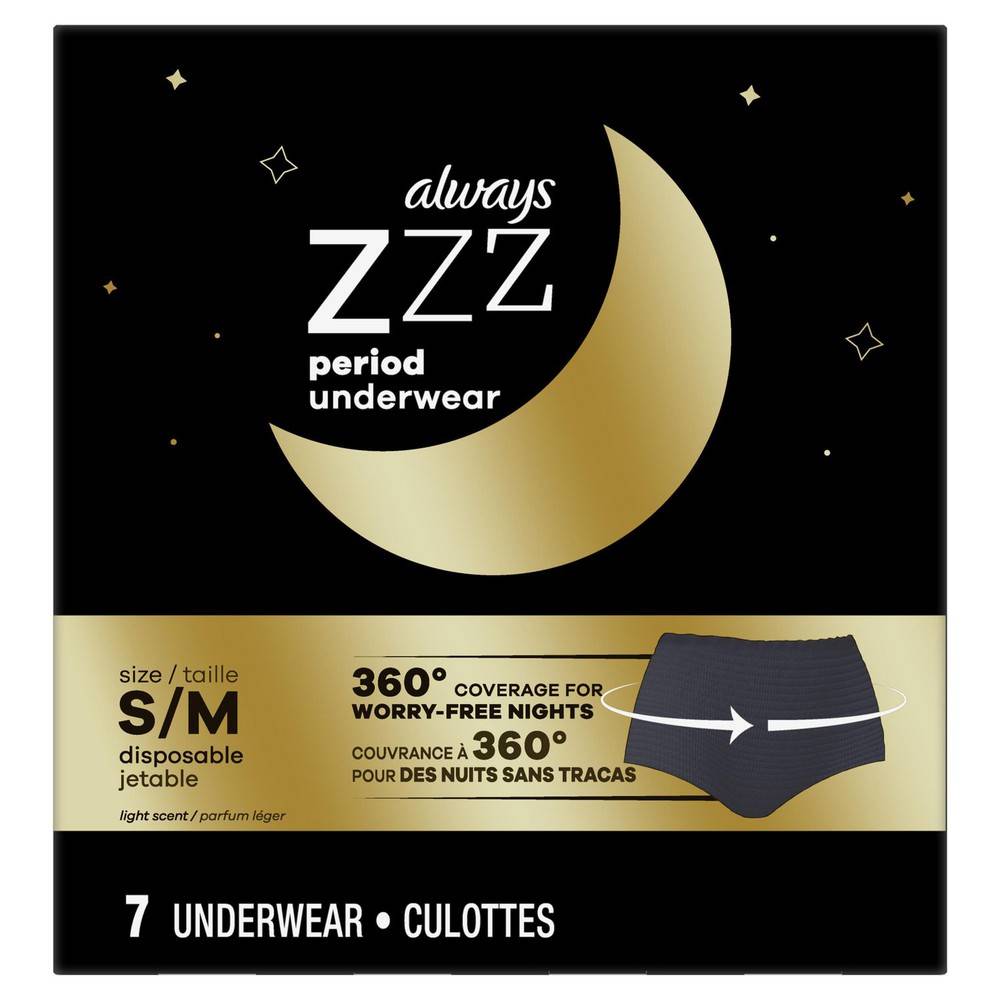 Always Zzz Overnight Period Underwear S/M (100 g)