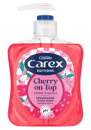Cussons Carex Fun Edition Cherry on Top Antibacterial Hand Wash (250ml)