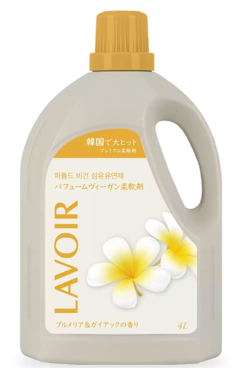 LAVOIR 柔軟剤 4L プルメリア&ガイアックの香り