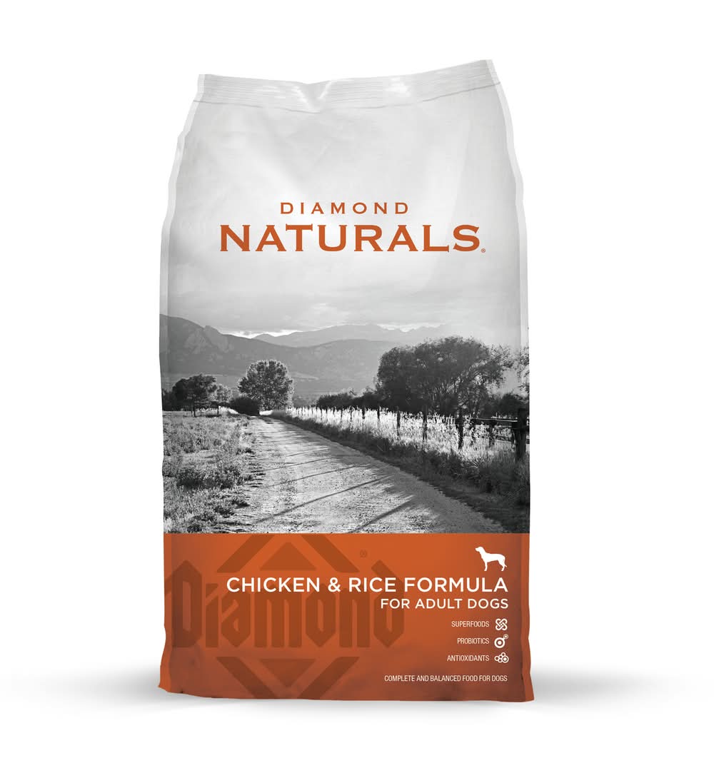 Diamond Naturals Adult Chicken And Rice Dry Dog Food 40 Lb