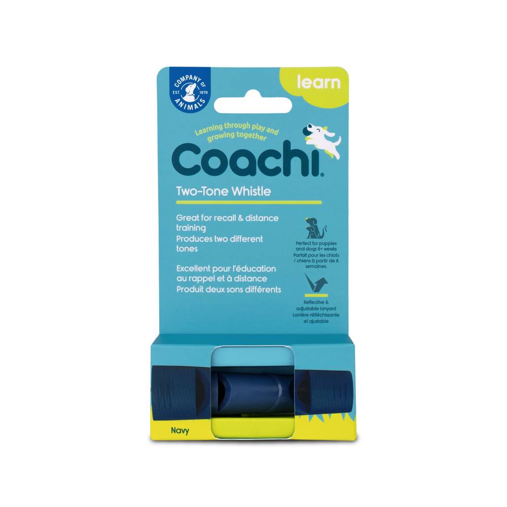 Coachi Two-Tone Whistle, Navy