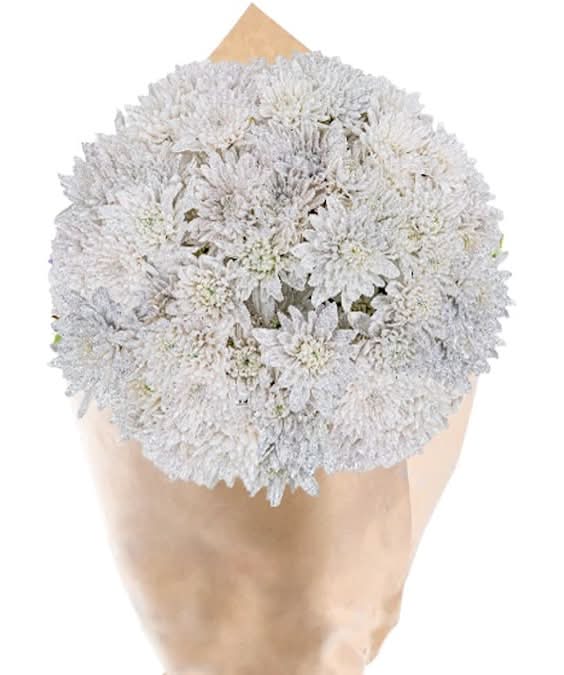 Snowflake Sparkle Pom Bunch