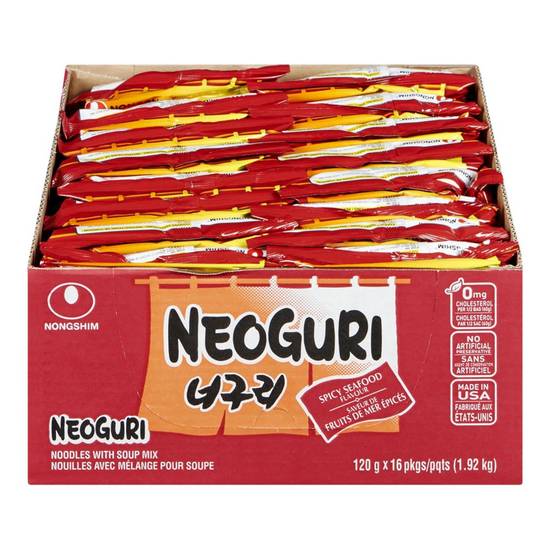 Nongshim · Soupe aux nouilles Neoguri (120 g) - Neoguri noodle soup (120 g)