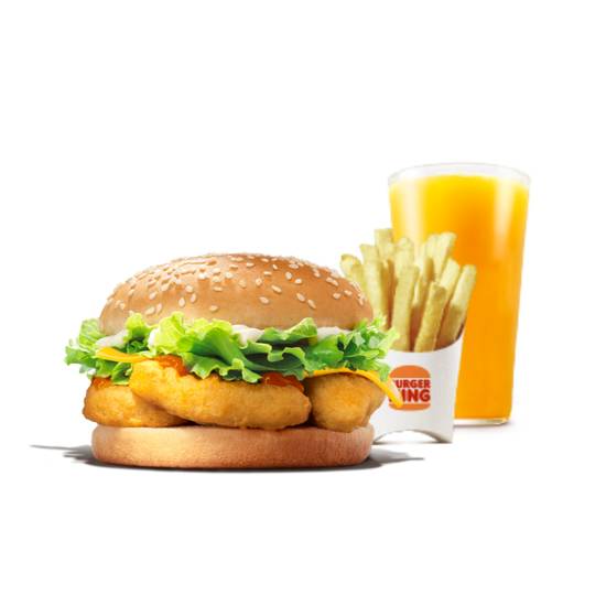 Combo Veggie Nuggets Burger con Queso