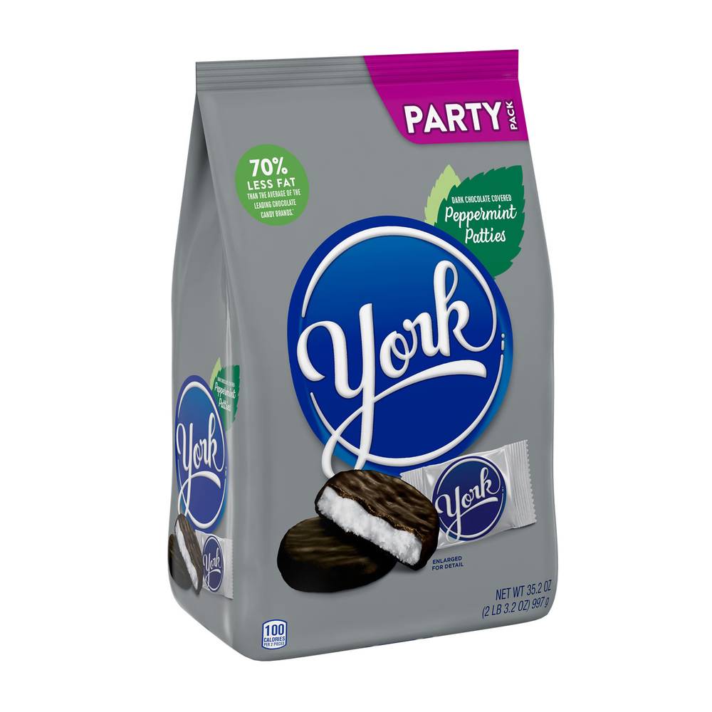 York Dark Chocolate Covered Peppermint Patties Party pack (2.2 lbs)