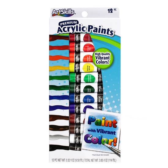 ArtSkills Acrylic Paint Set 12 Tubes (12 ct)