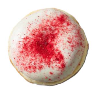 Daniel's Donuts White Choc Raspberry