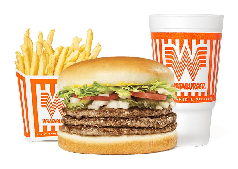 #3 Triple Meat Whataburger® Whatameal®