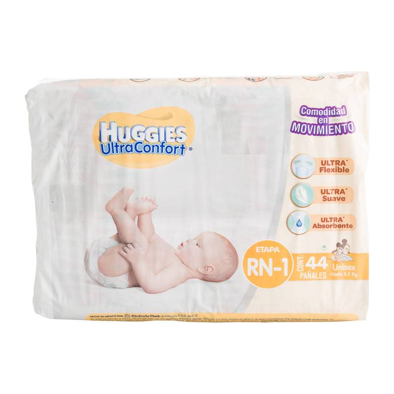 Huggies ultraconfort pañal etapa recién nacido 1 (40 piezas)