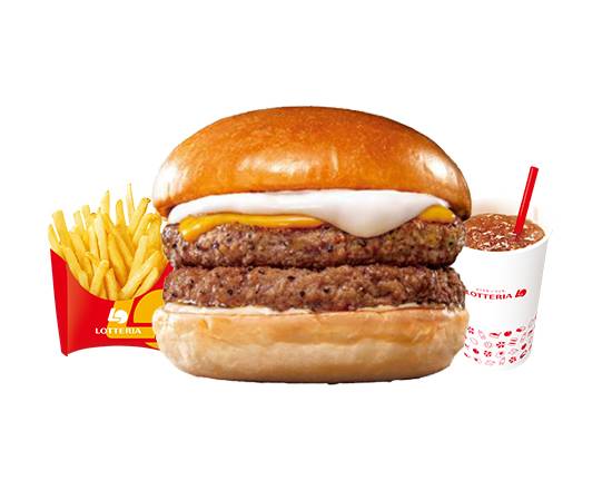 【セット】ダブルパティ絶品チーズバーガー Double Patty Ultimate Cheeseburger Set