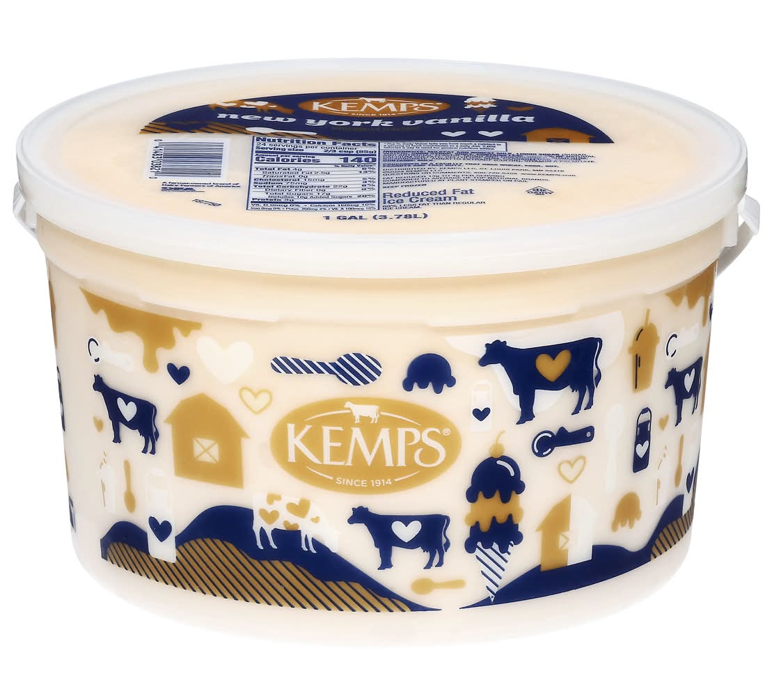 Kemps New York Vanilla Ice Cream (8 lbs)