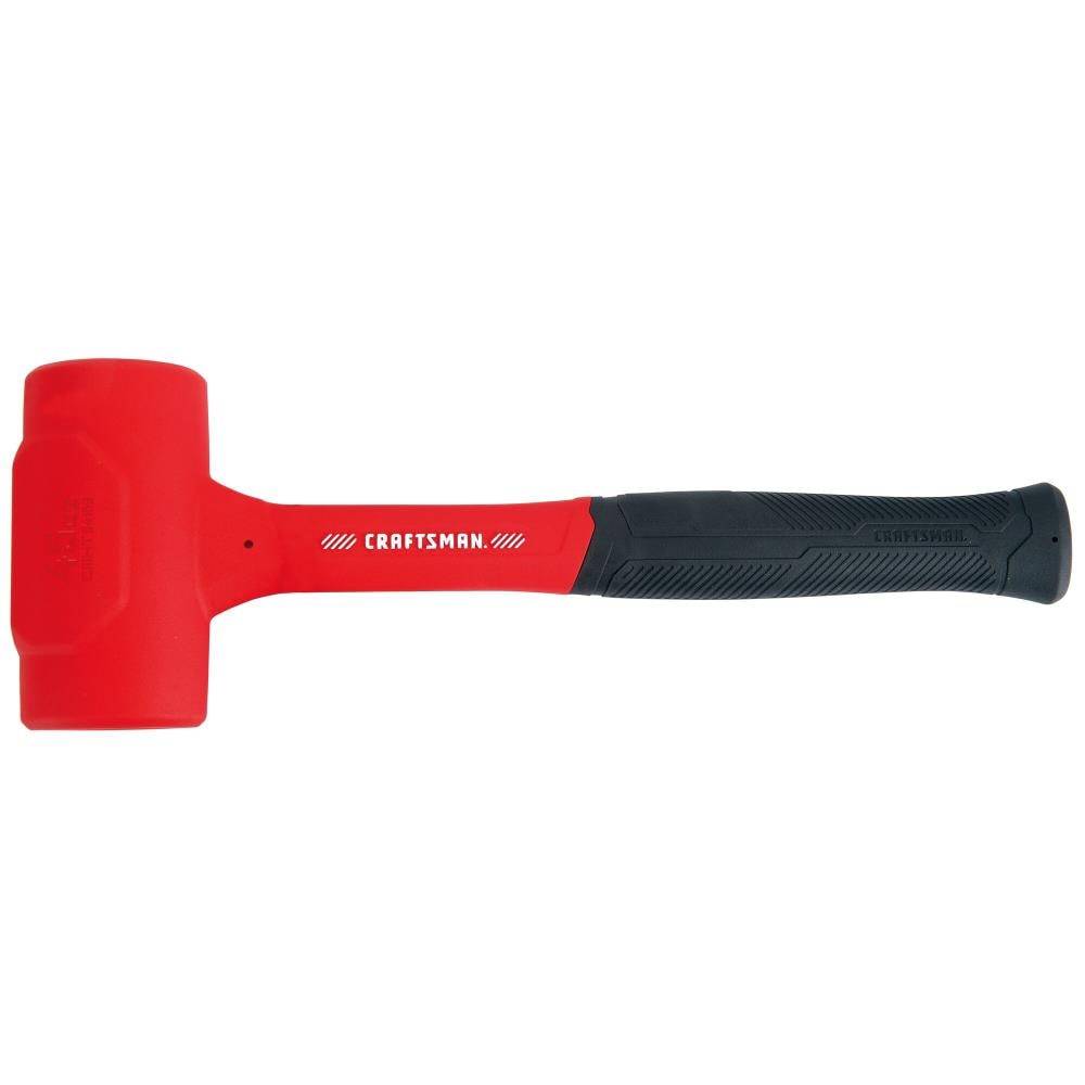 CRAFTSMAN 45-oz Smooth Face Polyurethane Head Rubber Soft-faced Dead Blow Hammer | CMHT54169