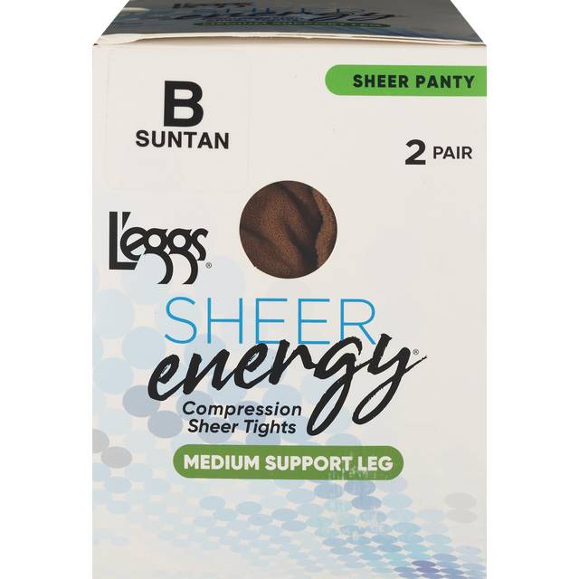 Sheer Energy 2Pk Suntan B St