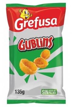 Aperitivo de maíz sabor barbacoa Gublins Grefusa 135 g.