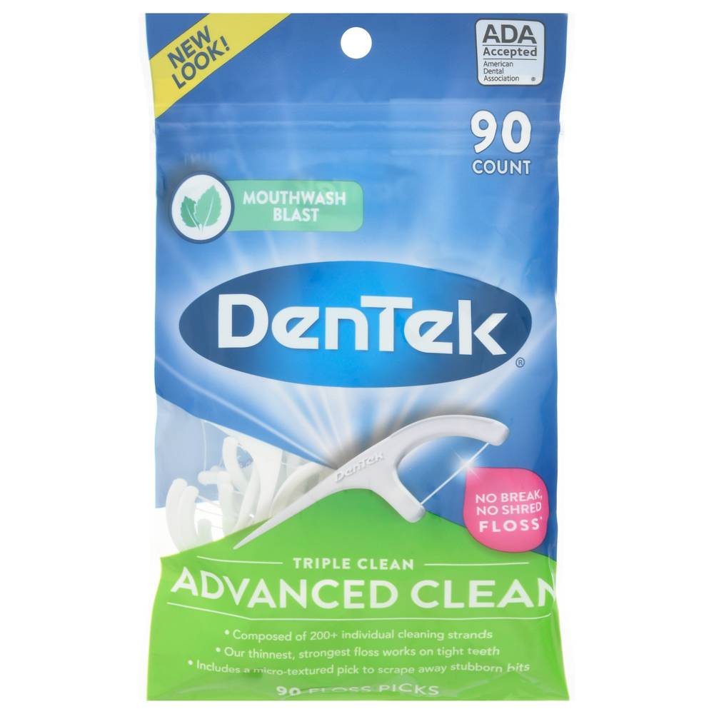 Dentek Triple Clean Floss Picks (90 ct)