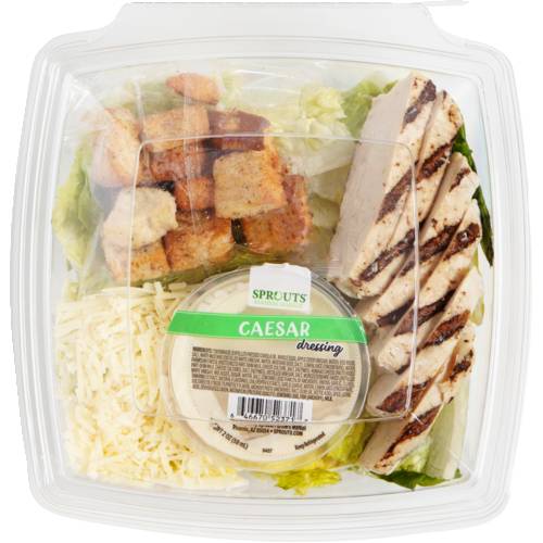 Grilled Chicken Caesar with Ceasar Dressing (Avg. 0.8lb)