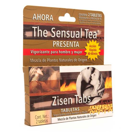 The sensual tea vigorizante para hombre y mujer tabletas (2 piezas)