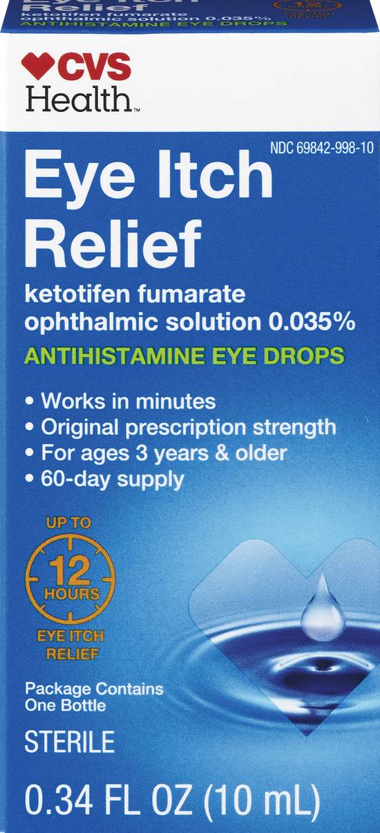 Cvs Health Eye Itch Relief Antihistamine Eye Drops