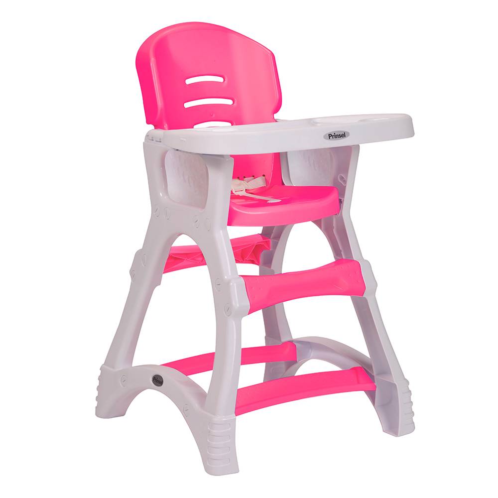 Prinsel silla alta rosa dinner (1 pza)