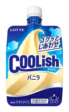 68075：〔冷凍〕ロッテ クーリッシュ バニラ 140ML / Lotte, Coolish Vanilla×140ML
