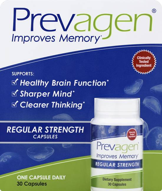 Prevagen Memory Supplement Regular Strength Capsules (30 ct)