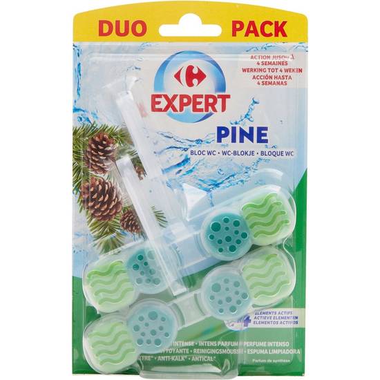 Carrefour Expert Pine WC Blokje Duo Pack