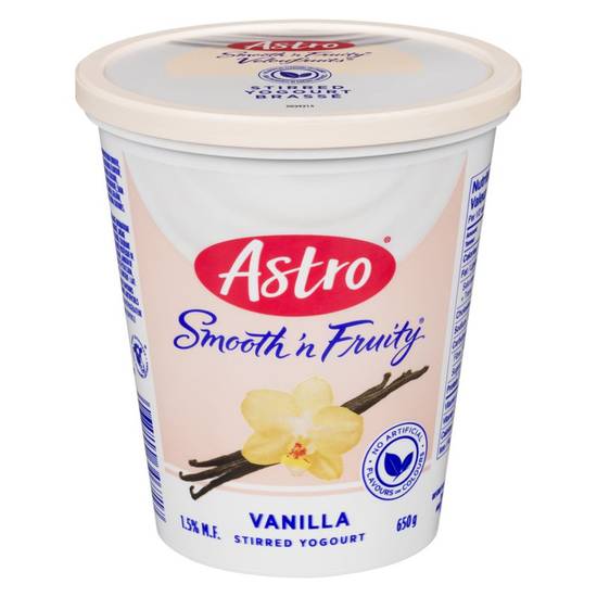 Astro Smooth 'N Fruity Vanilla Stirred Yogurt (650 g)