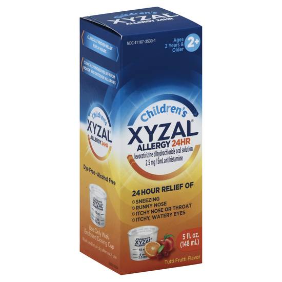 Xyzal Tutti Frutti Flavor Children's Allergy Relief (5 fl oz)