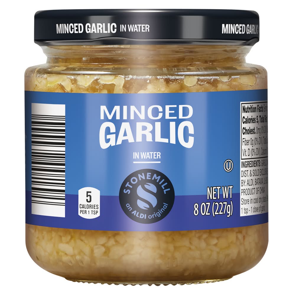 Stonemill Minced Garlic in Water (8 oz)