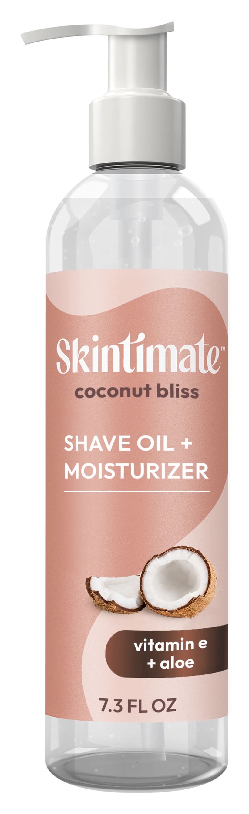 Skintimate Coconut Bliss 2 in 1 Shave Oil + Moisturizer (7.3 fl oz)