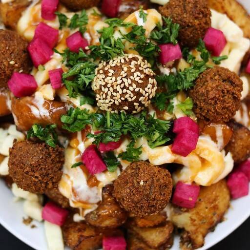 Poutine falafel  / Falafel Poutine