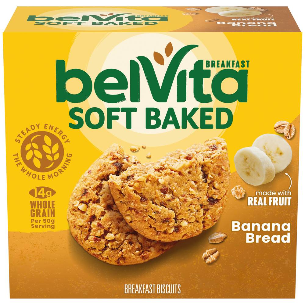 belVita Soft Baked Banana Bread Breakfast Biscuits (8.8 oz)