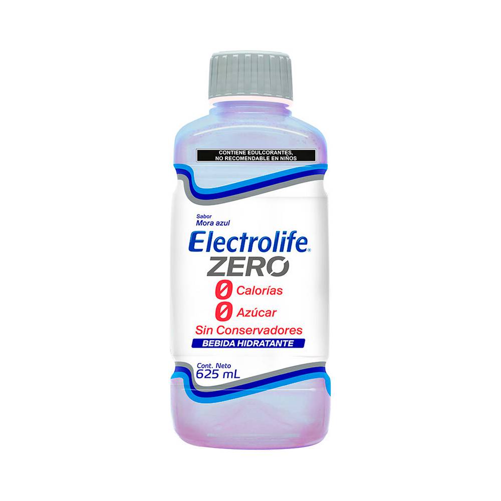 Electrolife suero zero mora azul (botella 625 ml)