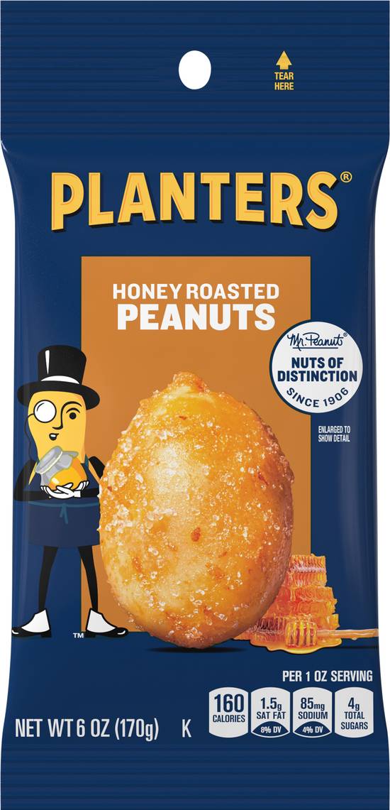 Planters Honey Roasted Peanuts (6 oz)