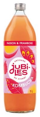 Kombucha passion framboise - 1L - JUBILES - BIO