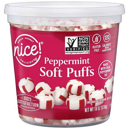 Nice! Soft Peppermint Puffs