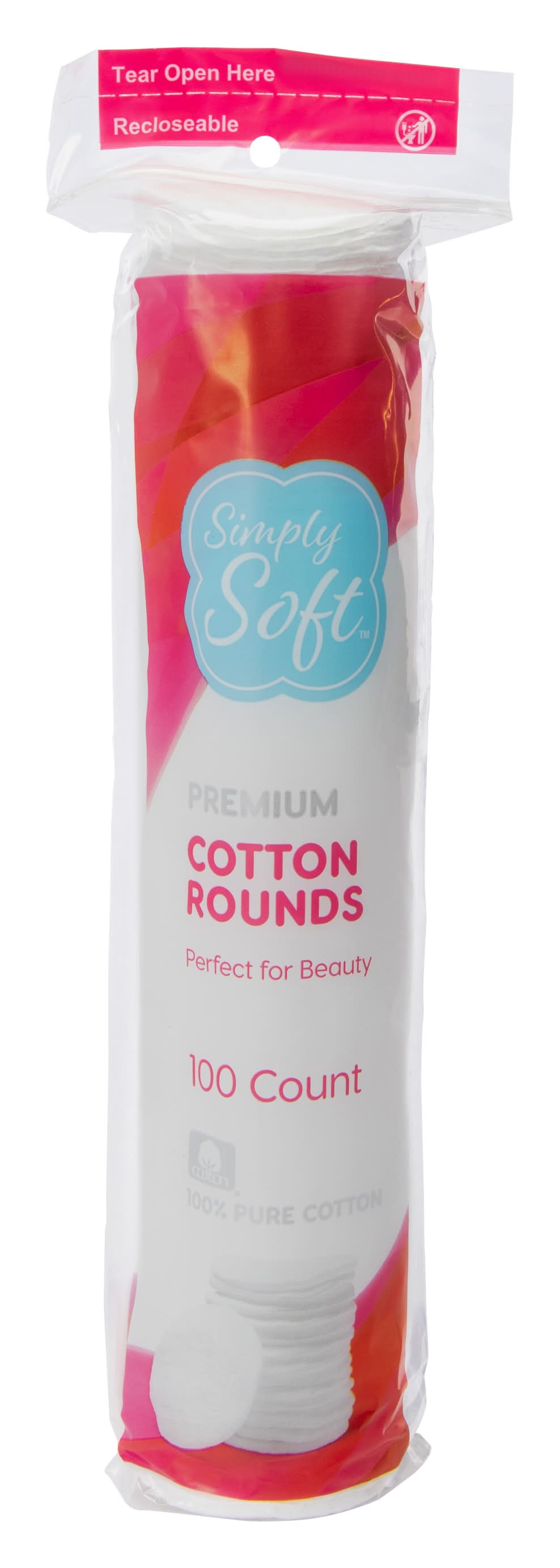 Simply Soft™ Premium Cotton Rounds 100-Count