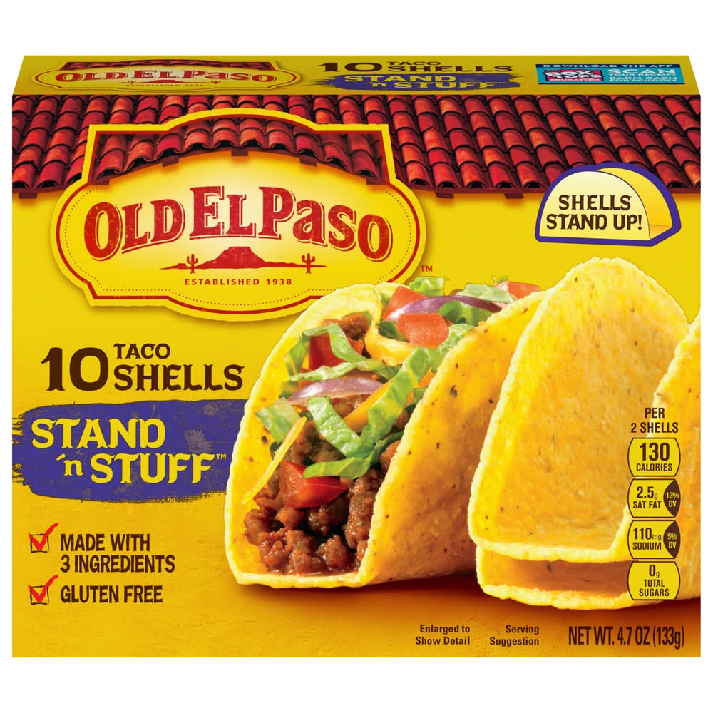 Old El Paso Stand 'N Stuff Taco Shells (4.7 oz, 10 ct)