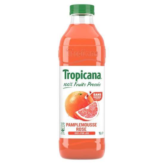 Tropicana - Jus de pamplemousse rose sans sucres ajoutés (1 L)
